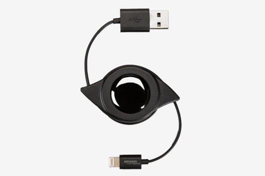 AmazonBasics Apple Certified Retractable Lightning to USB Cable.